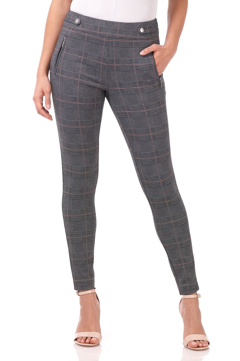 Secret Figure Pull-on Knit Pants with a Skinny Silhouette