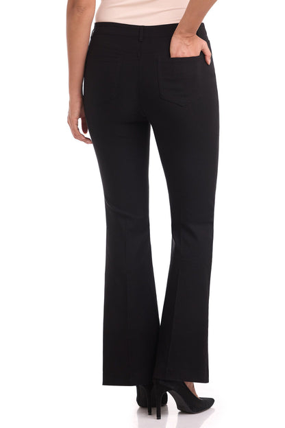 Rekucci EcoCosy Comfort Pull-On 5 Pocket Pant w/ Flare Leg