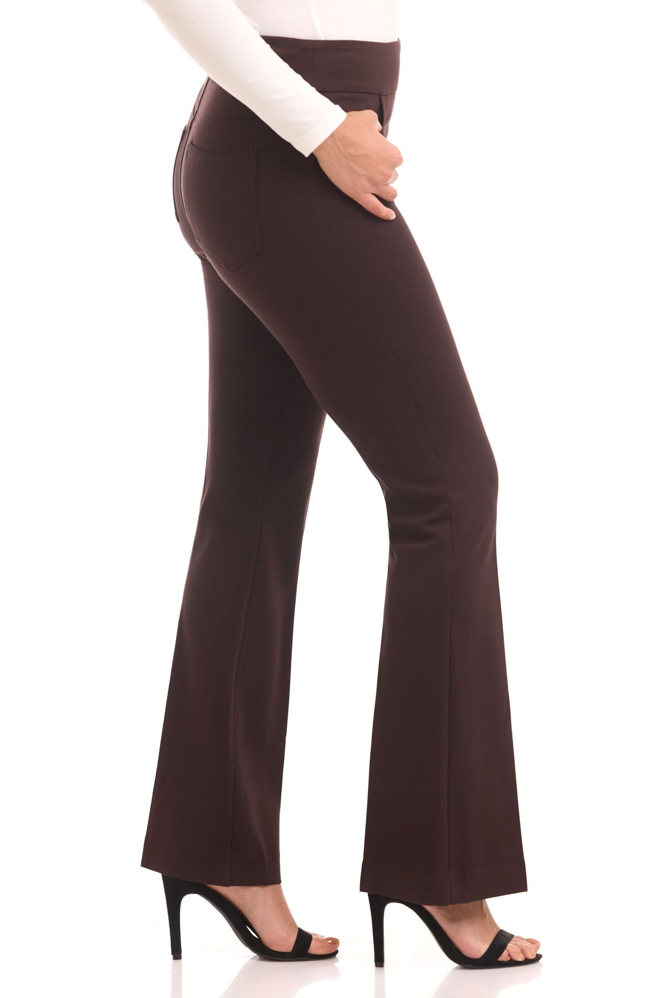 Secret Figure Pull-On Knit Bootcut 5 Pocket Pant