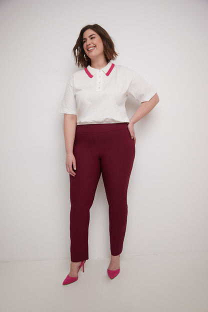 Curvy Tummy Control Straight Leg Pants