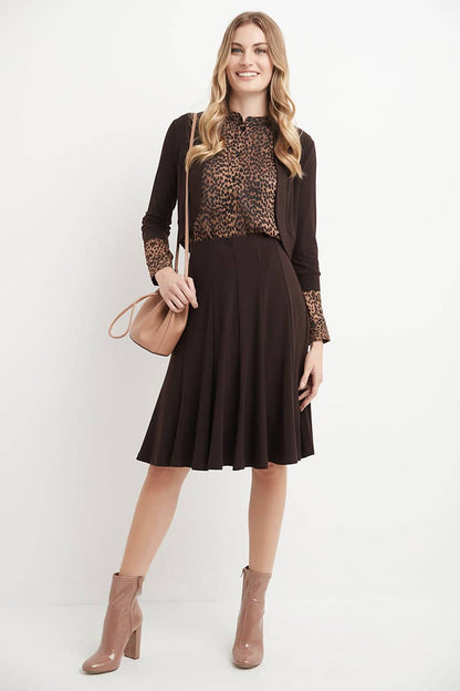 Bell Shaped Long Skirt with Flippy Flare