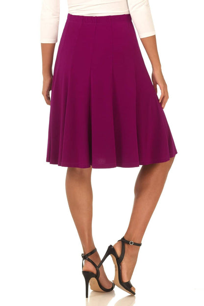 Bell Shaped Long Skirt with Flippy Flare