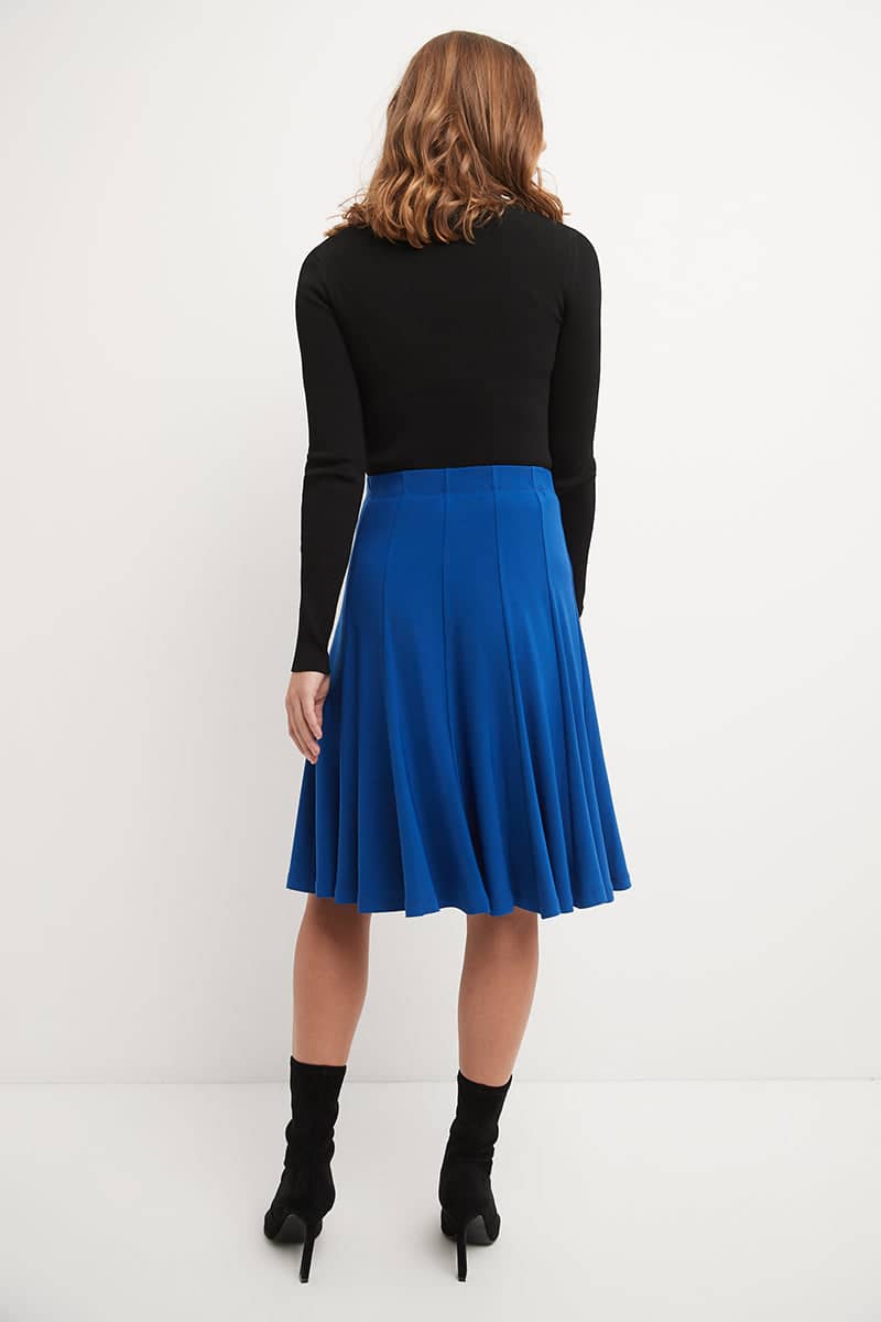 Bell Shaped Long Skirt with Flippy Flare