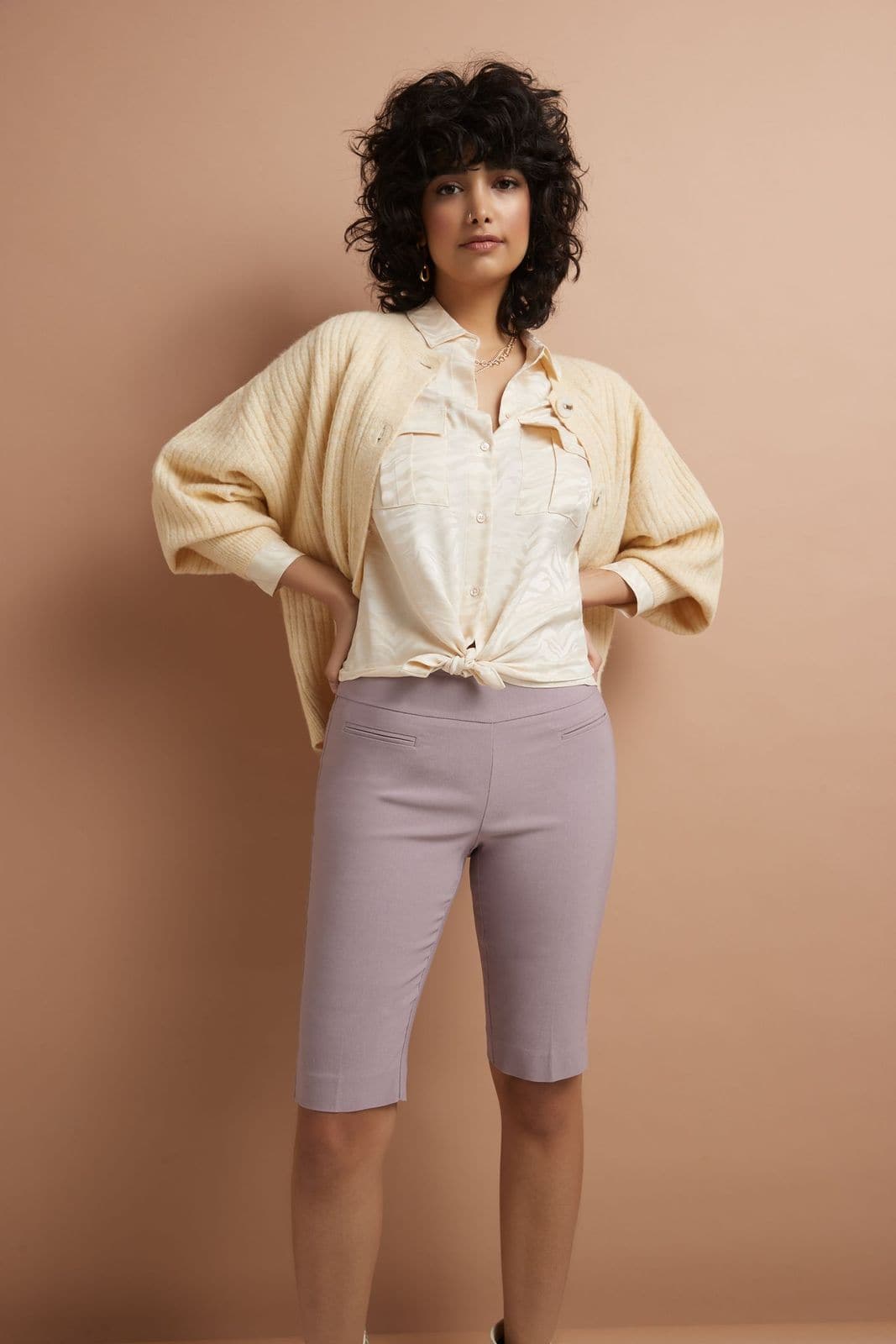 Women’s 12” Classic Shorts with Fake Front Pockets