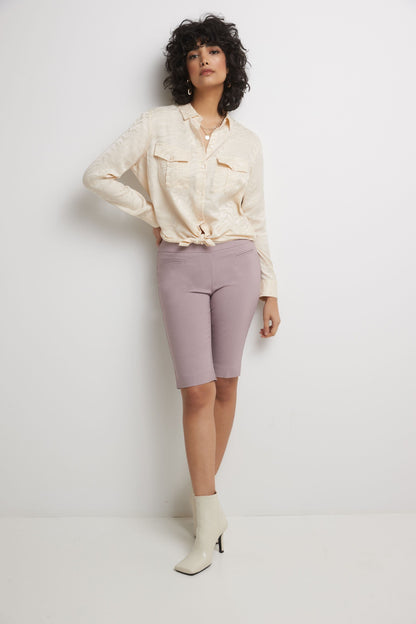 Women’s 12” Classic Shorts with Fake Front Pockets