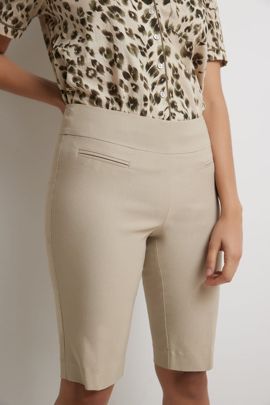 Women’s 12” Classic Shorts with Fake Front Pockets