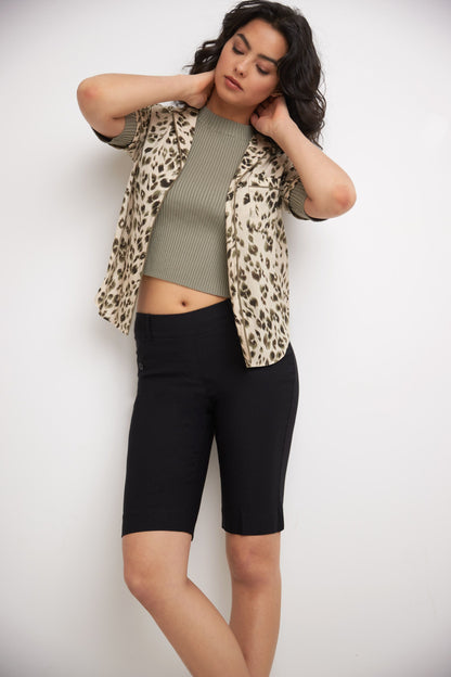 Women’s Classic Bermuda Shorts with Slant Pockets