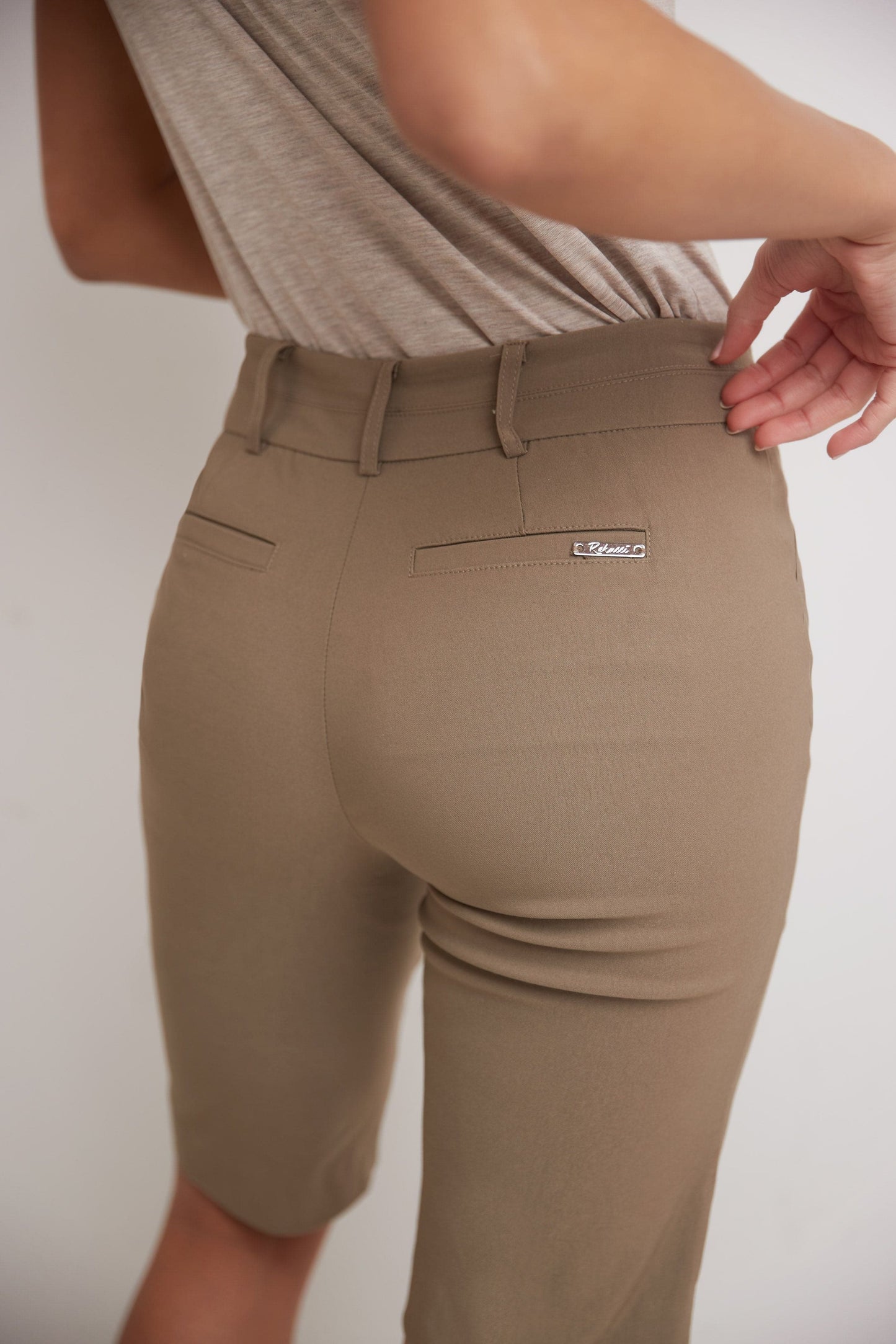 Women’s Classic Bermuda Shorts with Slant Pockets