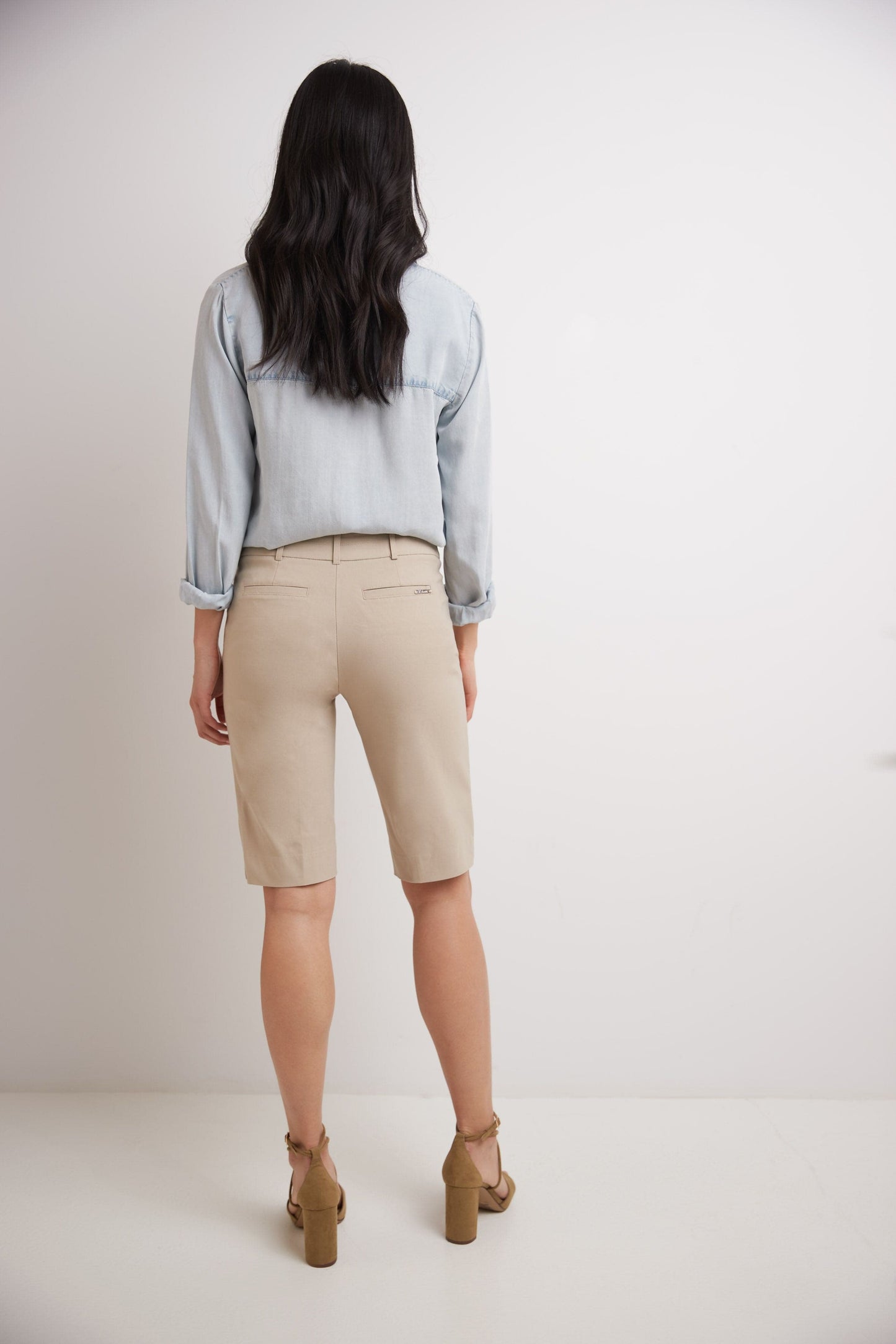 Women’s Classic Bermuda Shorts with Slant Pockets
