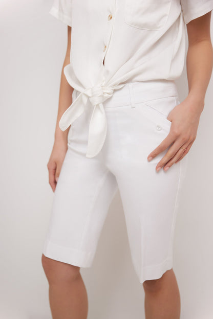 Women’s Classic Bermuda Shorts with Slant Pockets