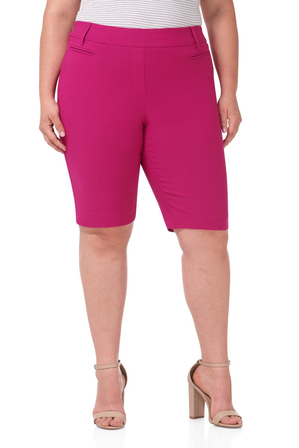 Curvy Pull-on 12” City Shorts with Tummy Control