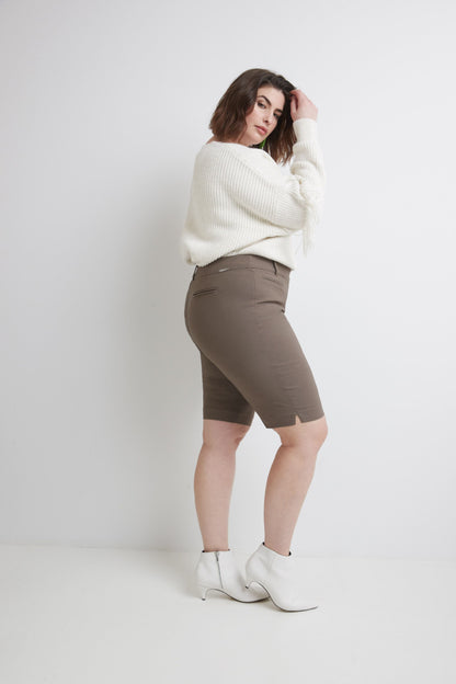 Curvy Pull-on 12” City Shorts with Tummy Control