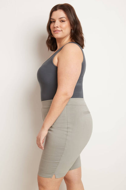 Curvy Pull-on 12” City Shorts with Tummy Control