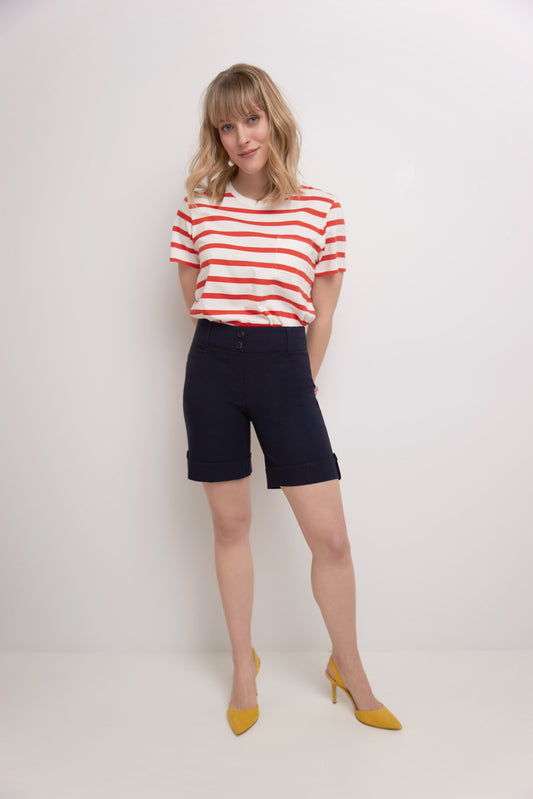 Women’s 8” Classic Shorts with Stitched Cuff