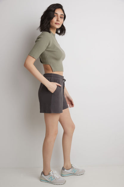 Rekucci Women's Simply Soft Casual Knit Short