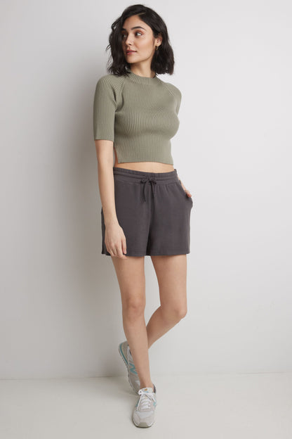 Rekucci Women's Simply Soft Casual Knit Short