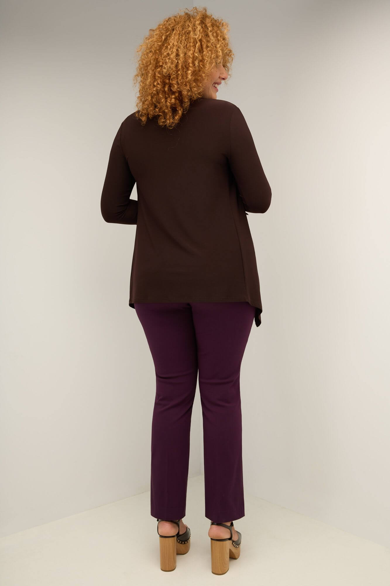 Travel Collection Plus Size Open-front Cardigan