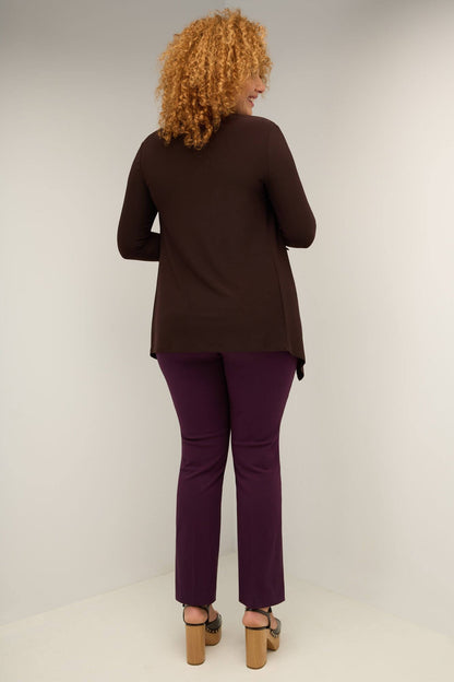 Travel Collection Plus Size Open-front Cardigan