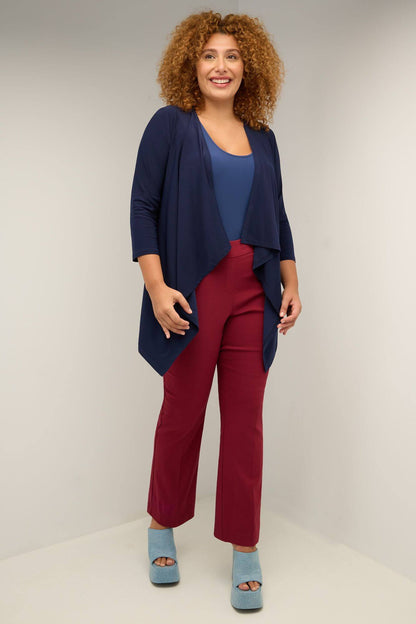 Travel Collection Plus Size Open-front Cardigan