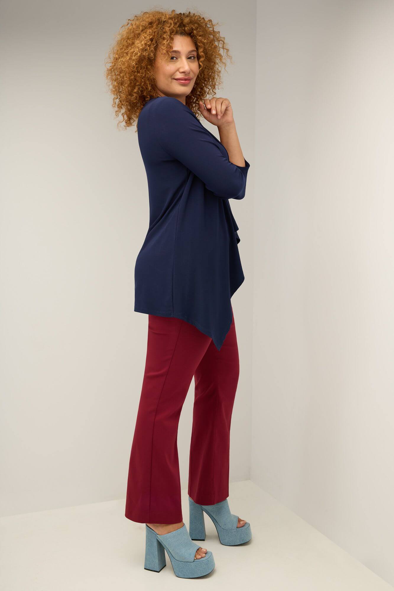 Travel Collection Plus Size Open-front Cardigan