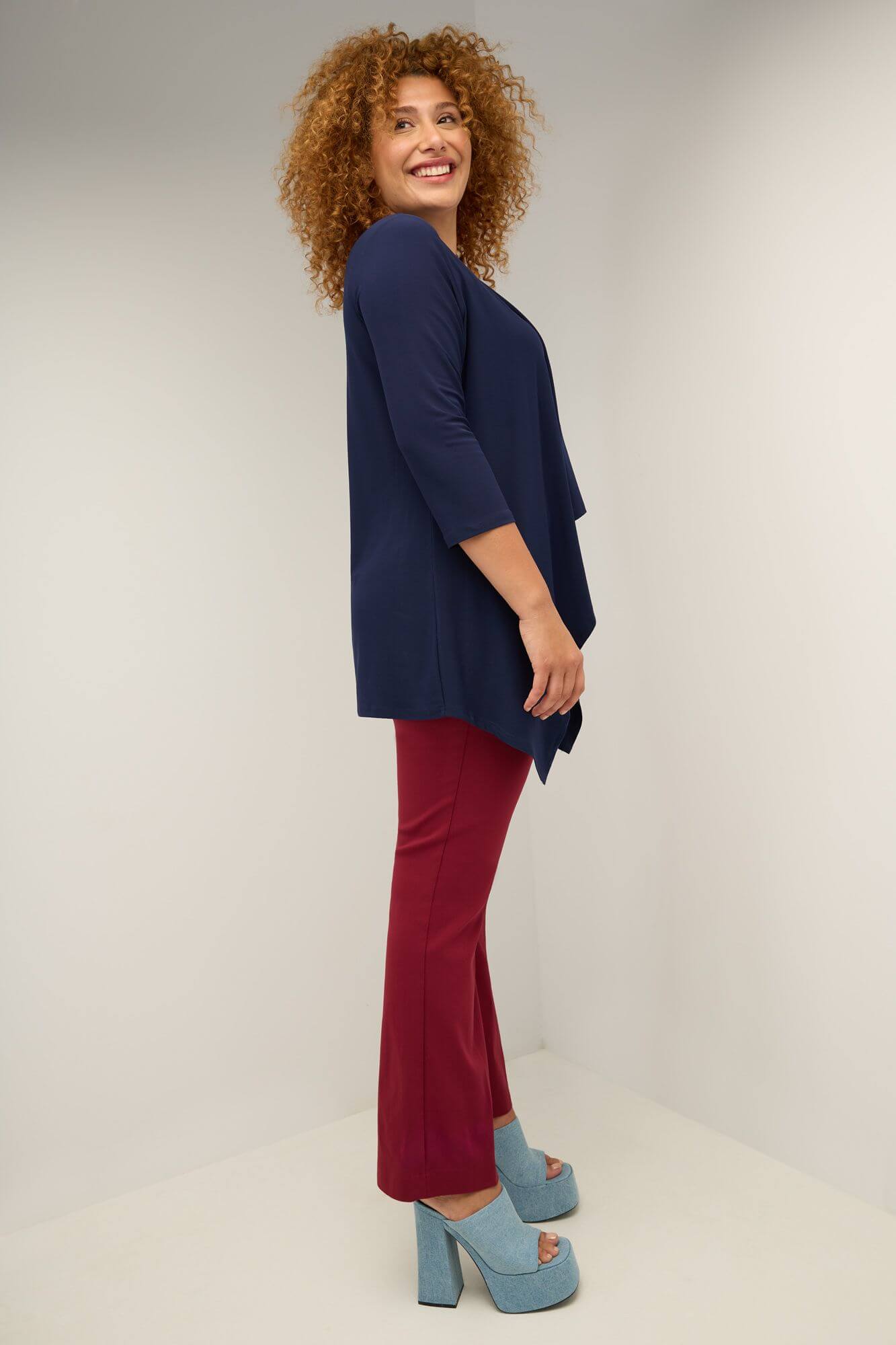 Travel Collection Plus Size Open-front Cardigan