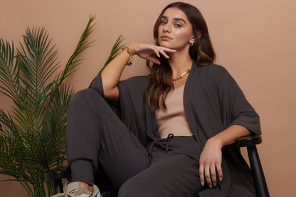 Rekucci Women's Simply Soft Knit Poncho Sweater