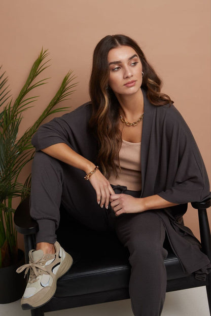 Rekucci Women's Simply Soft Knit Poncho Sweater