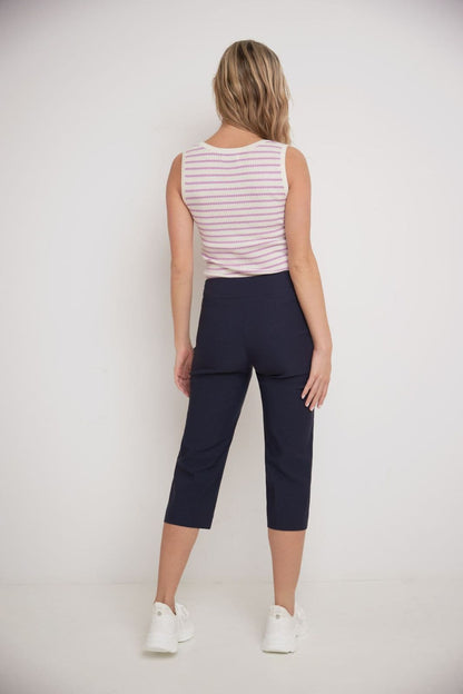 Women’s Straight Leg Capris with Chic Styling