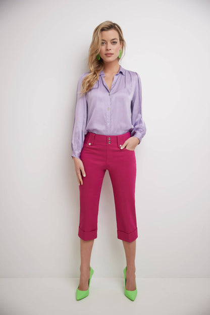 Chic Capri with Classic Cuffed Hem