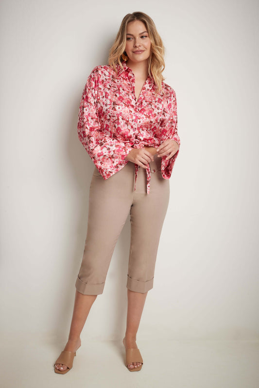 Chic Capri with Classic Cuffed Hem