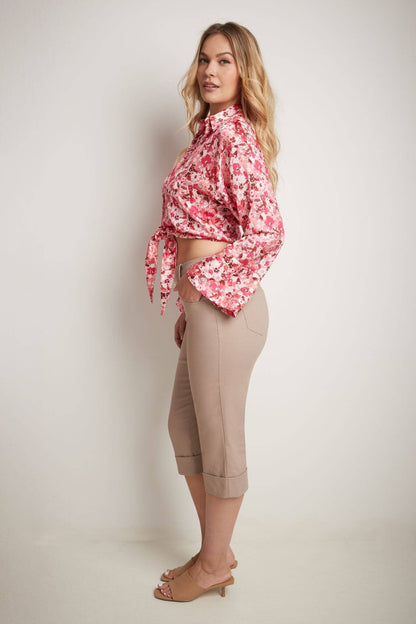 Chic Capri with Classic Cuffed Hem