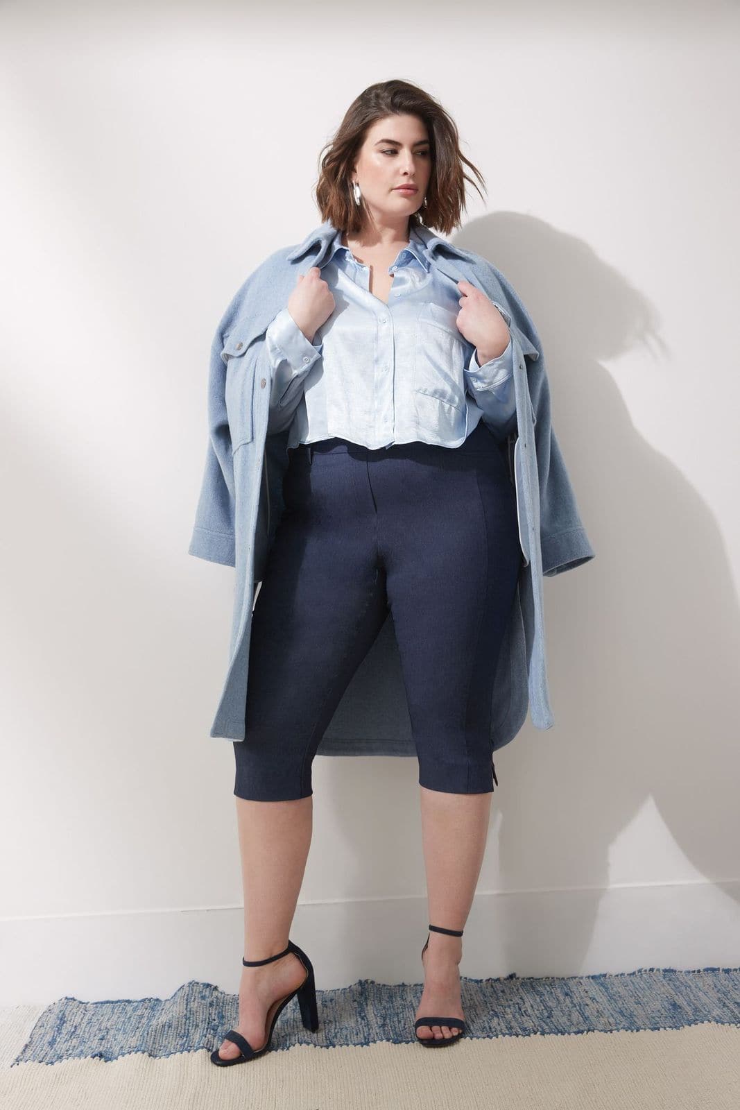 Slimming Plus Size Capris with Real Pockets