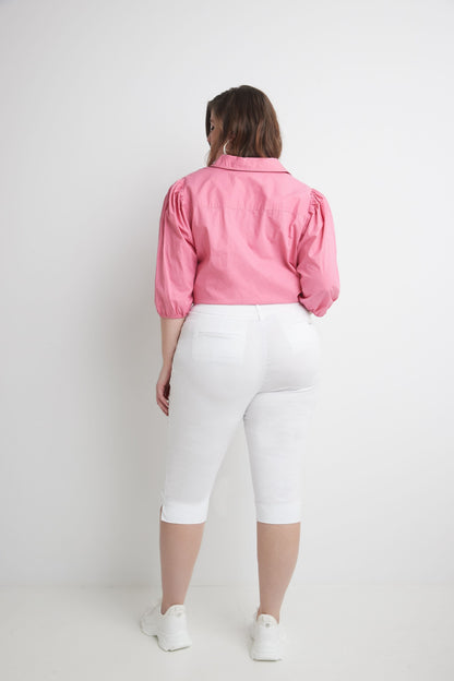 Slimming Plus Size Capris with Real Pockets