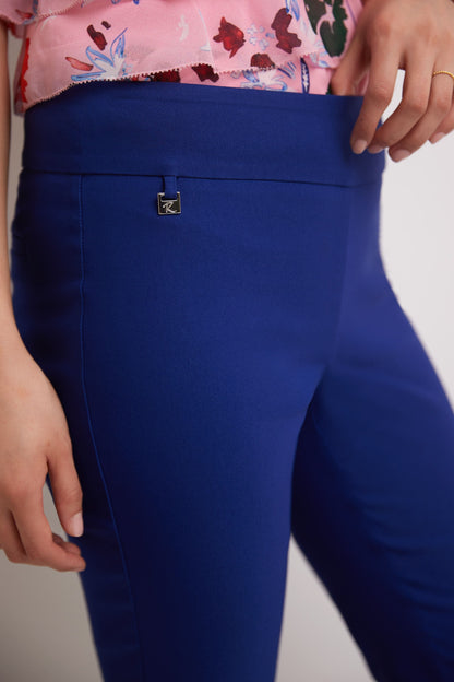 Secret Pocket Capris with Wide Waistband