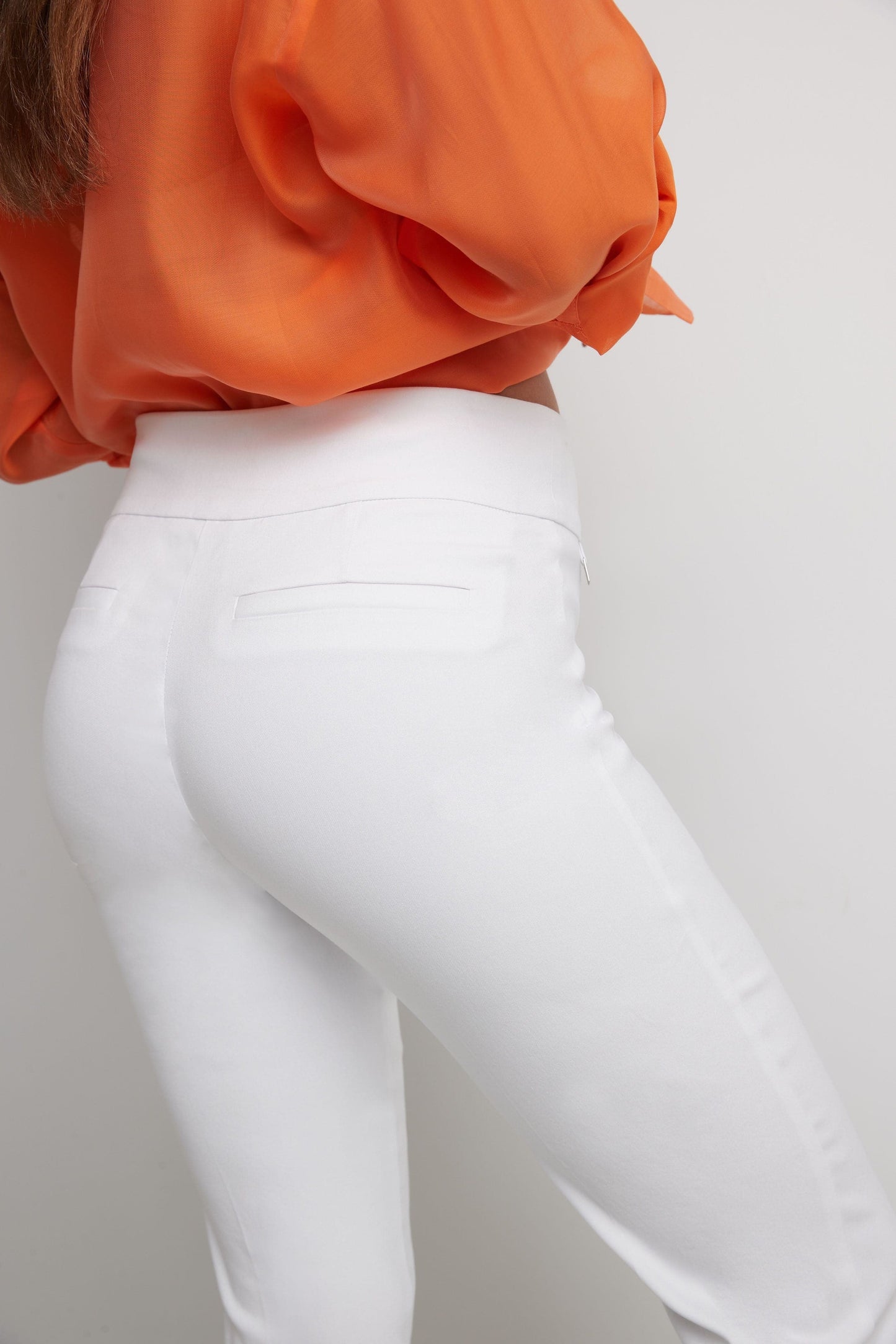 Secret Pocket Capris with Wide Waistband
