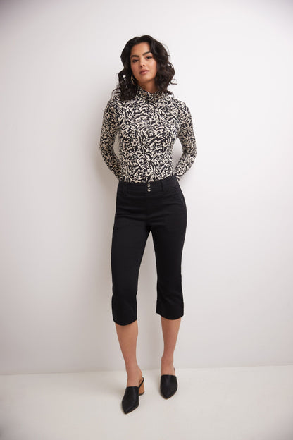 Rekucci Women's Easy Fit Jean Capri