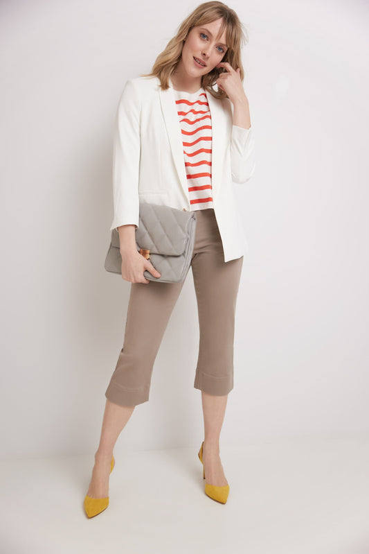 Rekucci Women's Easy Fit Jean Capri