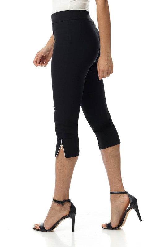 Slimming Capri with Zipper Detail at the Hem