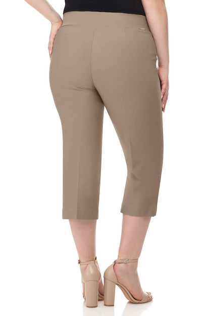 Curvy Capri with Flattering Wide Waistband