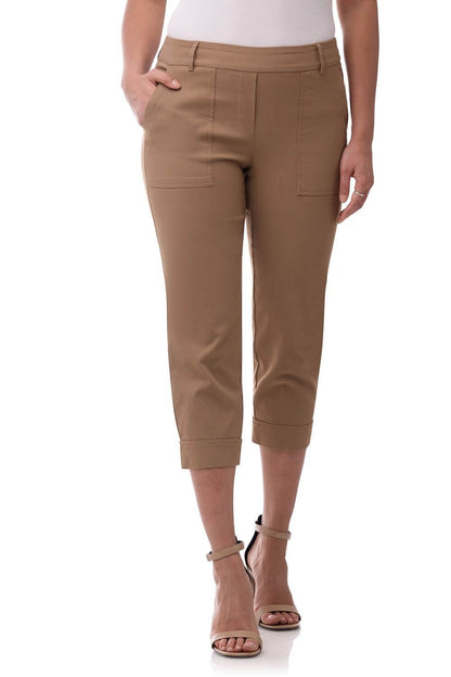 Rekucci EcoCosy Cuffed Modern Cargo Crop Pant