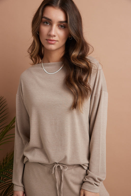 Rekucci Women's Simply Soft Boatneck Knit Top