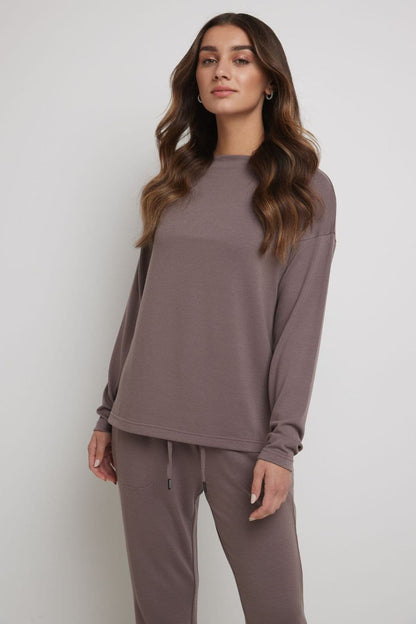 Rekucci Women's Simply Soft Boatneck Knit Top