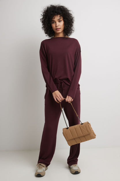 Rekucci Women's Simply Soft Boatneck Knit Top