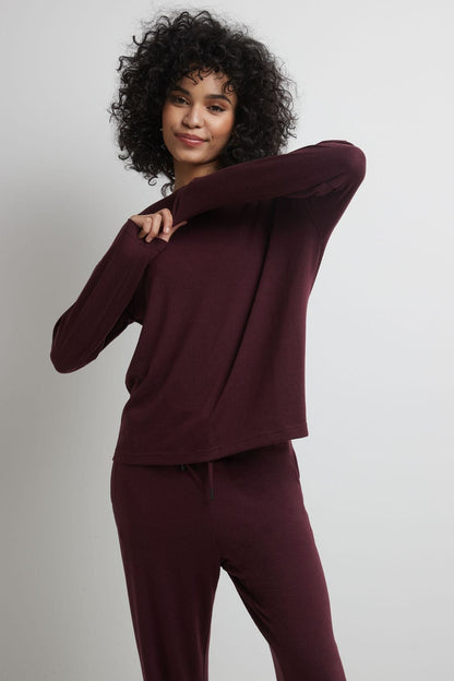 Rekucci Women's Simply Soft Boatneck Knit Top