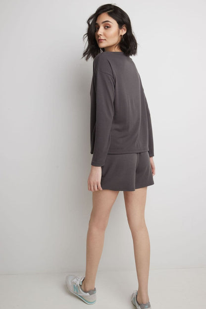 Rekucci Women's Simply Soft Boatneck Knit Top