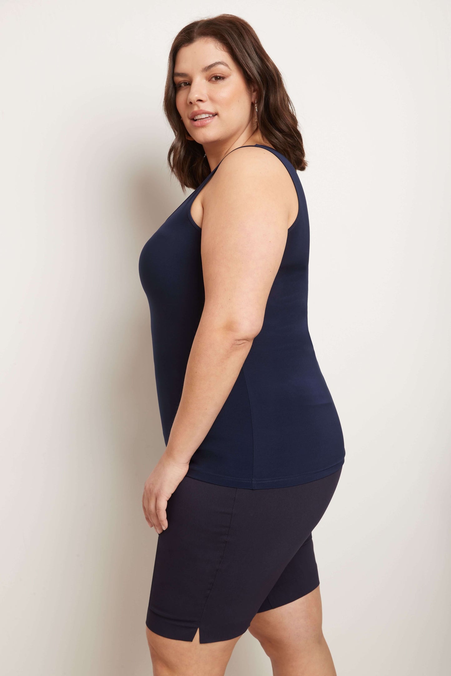 Travel Collection Curvy Business Casual Top for Women