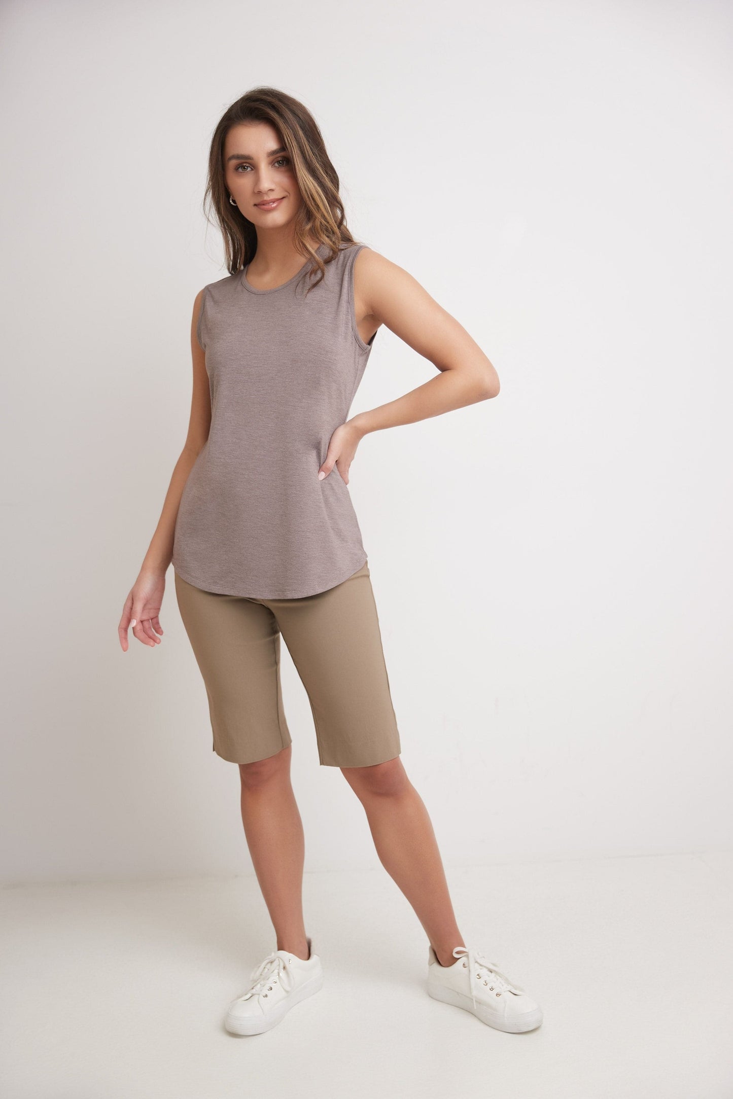 Sleeveless Business Casual Top