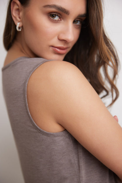 Sleeveless Business Casual Top