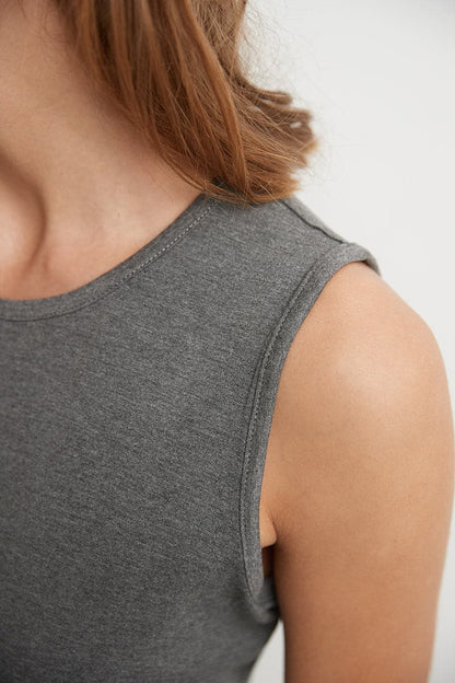 Sleeveless Business Casual Top