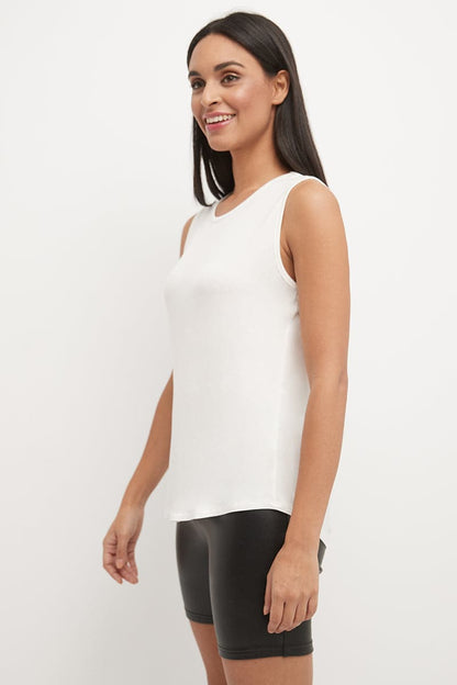 Sleeveless Business Casual Top